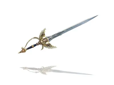 Regalia Sword Low-poly 3D model