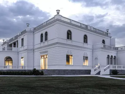 The Tereshchenko estate in Denyshi village 3D model