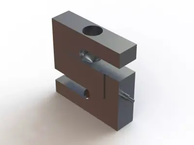 Load Cell Celula de Carga CKS 100kgf 3D model