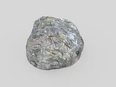 Detailed Rock 3D model