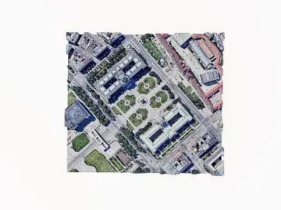 The Natural History Museum Vienna Low-poly 3D model