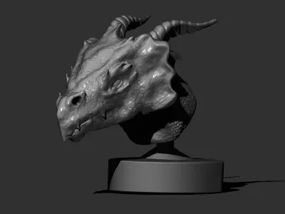 Dragon Head 3D print model