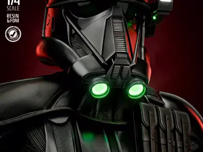 STAR WARS Imperial Death Trooper Portrait Bust  3D print model