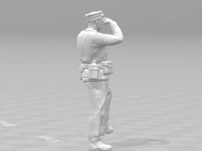 General miniature II World War 3D print model