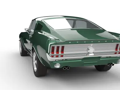 Ford Mustang Fastback 1967 3D model