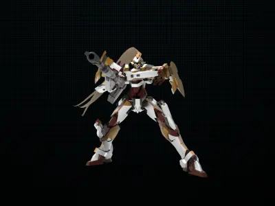 Gundam III 3d printed 3D print model