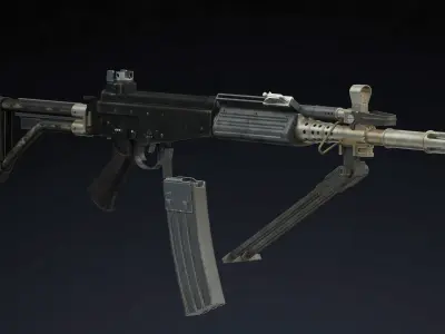 FARA 83 Low Poly Low-poly 3D model