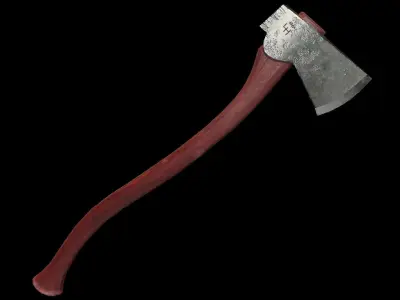 Realistic Axe Free low-poly 3D model