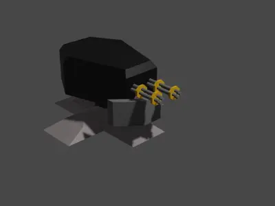 Sentry Turret Free low-poly 3D model