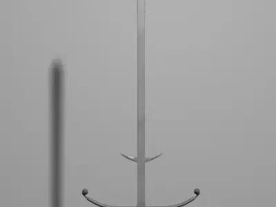 Medieval Sword Zweihander 3D model