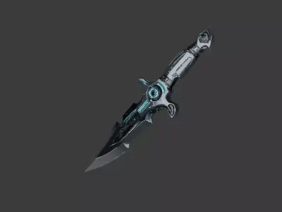 Futuristic Dagger 3D model