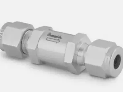 Swagelok Stainless Steel Poppet Check Valve Tube Fitting 3D model