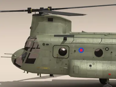 CH-47 RAF 3D model