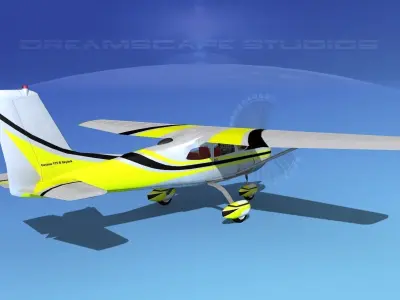 Cessna 175 Skylark V01 3D model