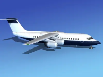 BAe 146-300 Corporate 3 3D model