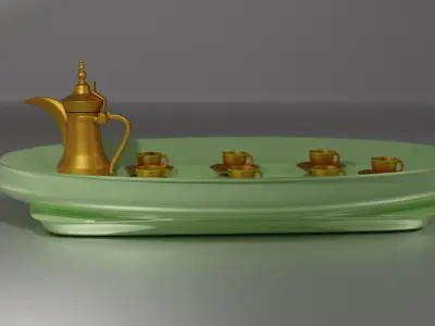  arabic tea pot Free 3D model