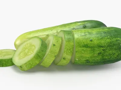 Cucumbers 02 3D model