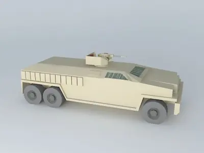Aristo 2 armored vehicle 3D model