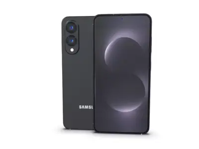 Samsung Galaxy S25 Edge Titanium Jet Black 3D model