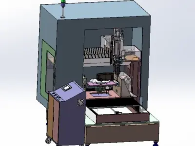 Six axis CNC milling machine 3D model