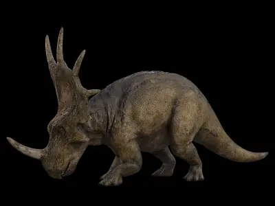 Styracosaurus - Styraco Dinosaur Low-poly 3D model