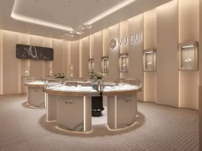 jewelry store Low-poly 3D model