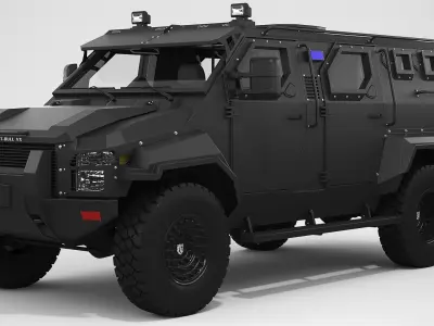 SWAT Truck Pit-Bull VX 3D model