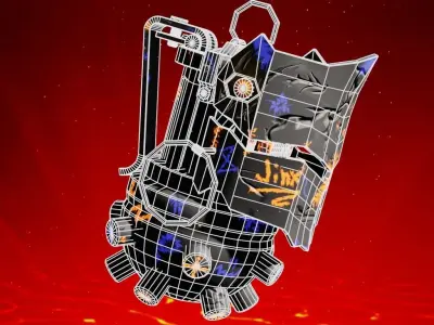 Jinx grenade Low-poly 3D model