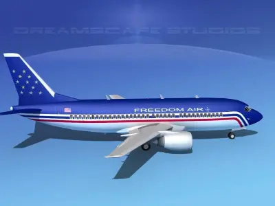 Boeing 737-300 Freedom Air 3D model
