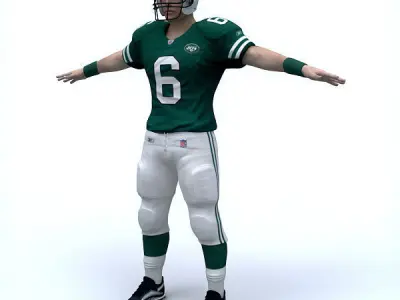 NFL Player New York Jets 3D model