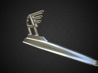 austin logo 3D model