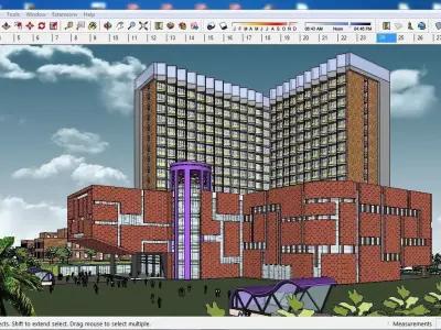 Sketchup Office building G3 3D model