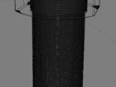 Simple Nut and Bolt 3D model