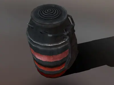 36M Vecsey Hand Grenade Free low-poly 3D model