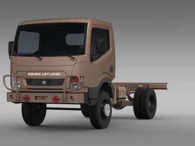 Ashok Leyland Garuda Chassi 2015 3D model