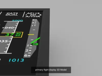 Cockpit Parts 3D Model Collection