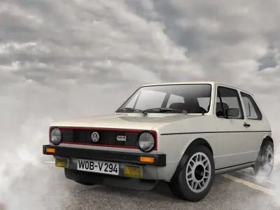 Volkswagen Golf MK1 Free 3D model