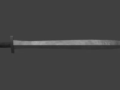 Xiphos Short One-Handed Sword Low-poly 3D model