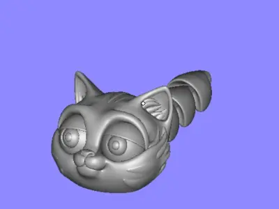 character keychain 3D print model