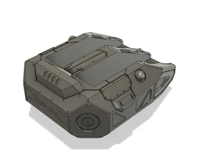 Large Turret V2 UPDATED 3D print model