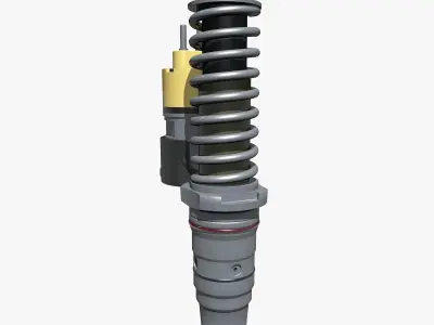 Industrial Injector Model 3D model