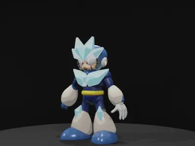 Geminiman Low-poly 3D model