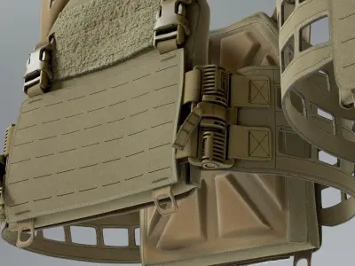 SOLDIER Bulletproof Vest 05 3D model