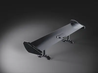 Spoiler coupe rear 3vol 3D model