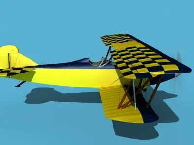Travelair 2000 V05 3D model