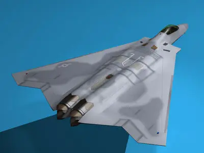 FB-22 fighter jet 3D model