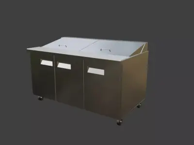 Diner Prep Table 3D model