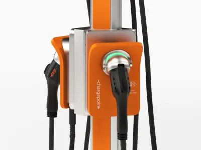 Electric Vehicle Chargepoint Part 03 3D model