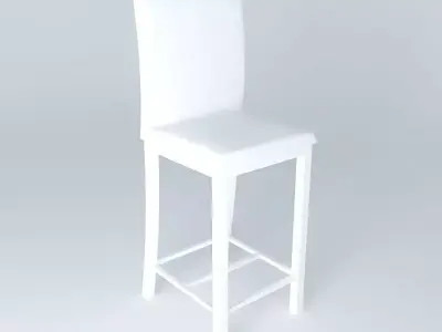 Bar Stool Free 3D model 7