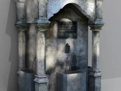 Fountain 04 3D model